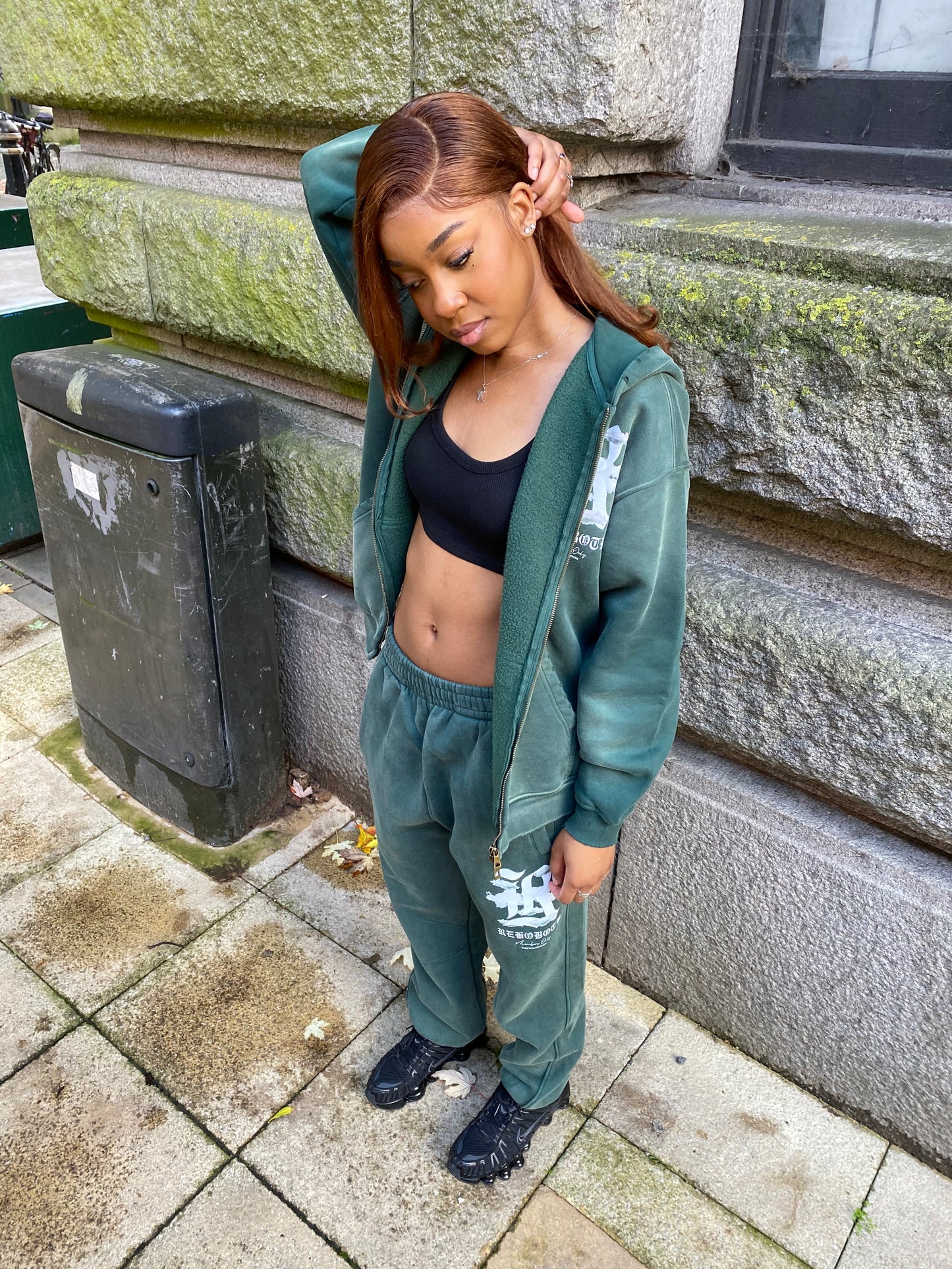 CLOUDS SWEATPANT *WASHED GREEN*