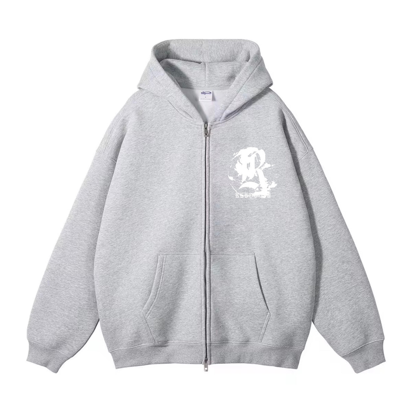 INTL ZIP HOODIE *GREY*