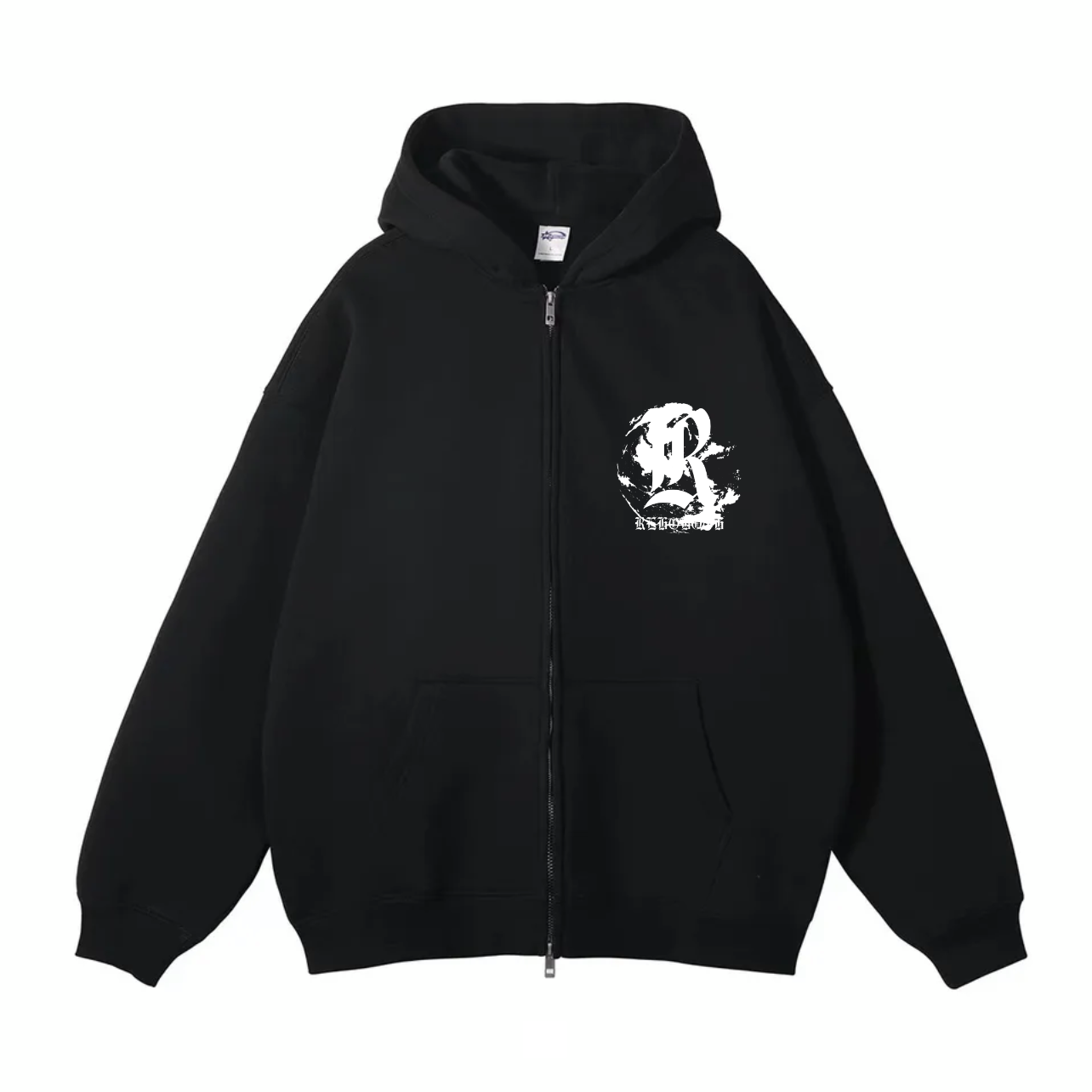 INTL ZIP HOODIE *BLACK*