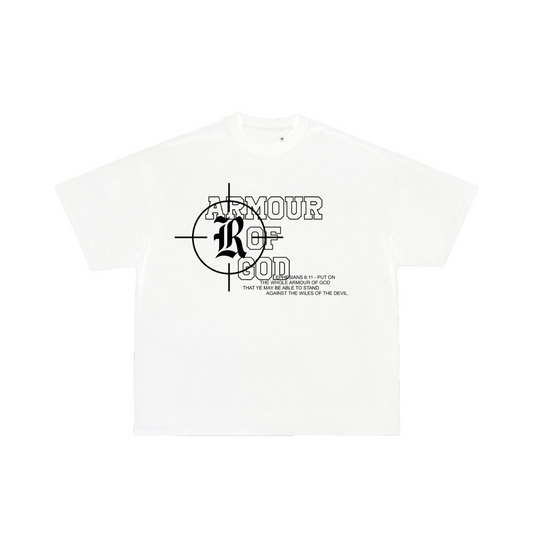 A.O.G BOXY FIT TEE *WHITE*