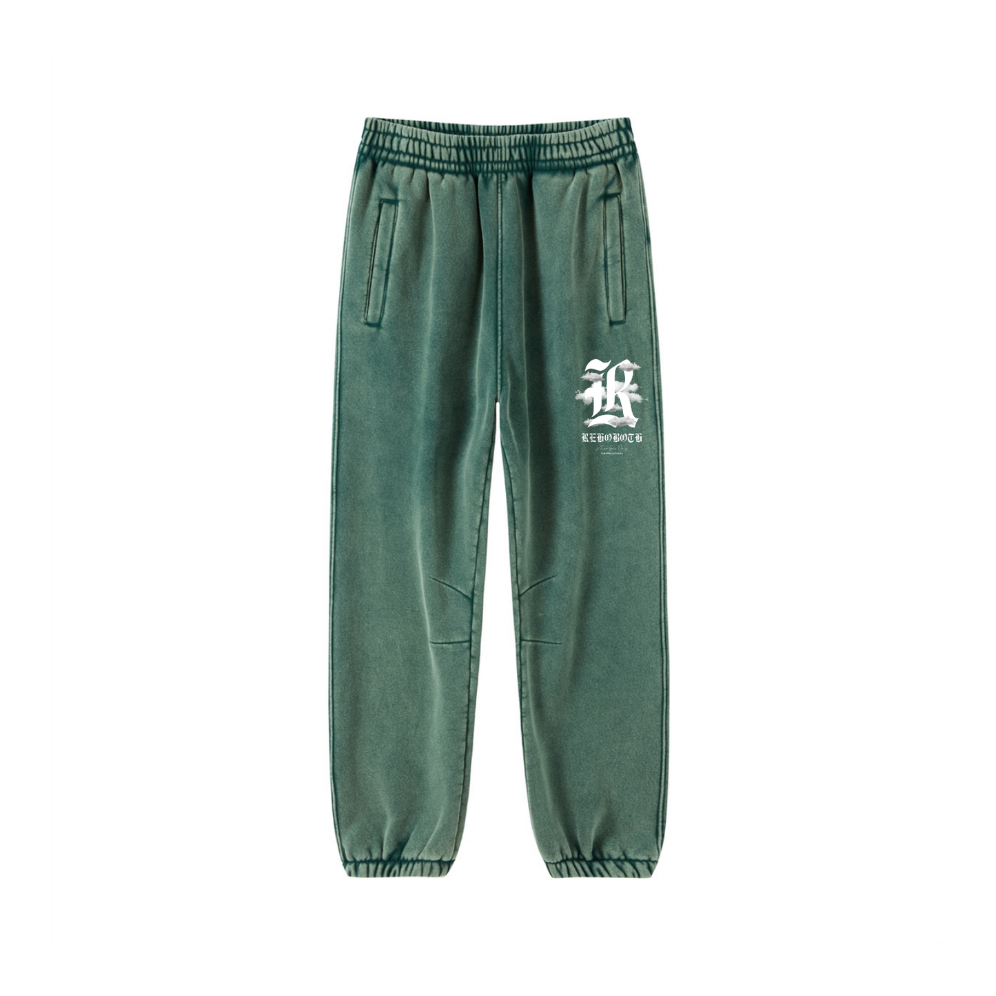 CLOUDS SWEATPANT *WASHED GREEN*