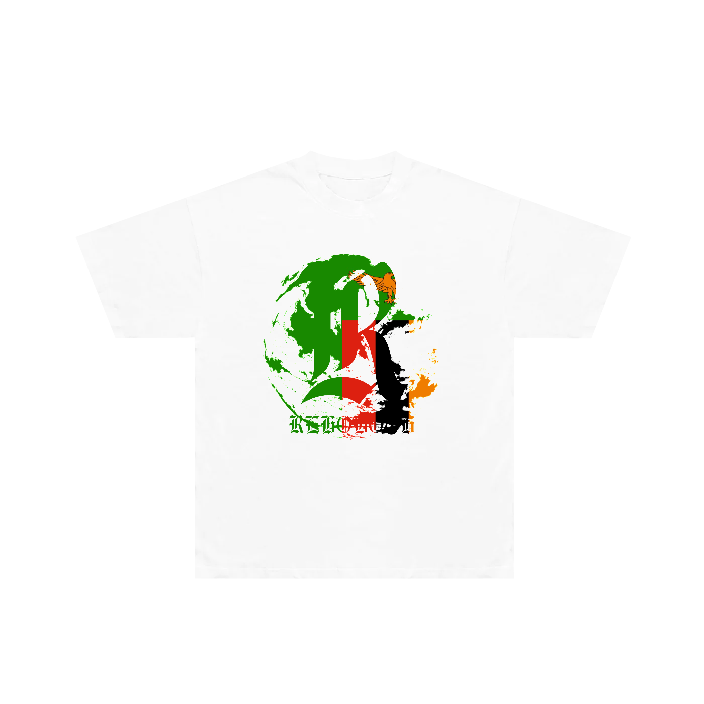 ZAMBIA INTL TEE *WHITE*