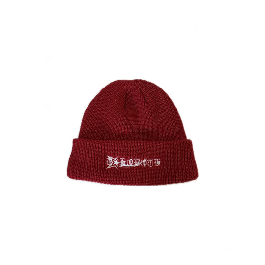VVS RIBBED BEANIE **RED**