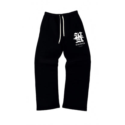 CLOUDS OPEN HEM SWEATPANT *BLACK*