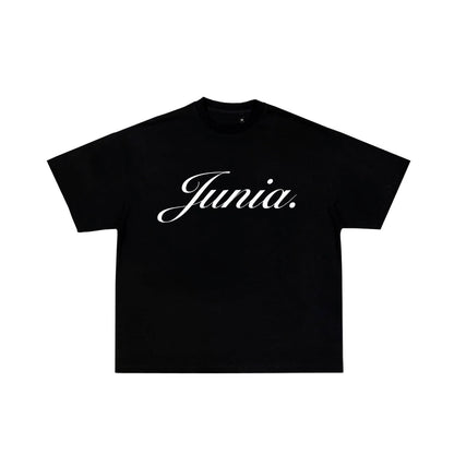 JUNIA BOXY FIT TEE *BLACK*