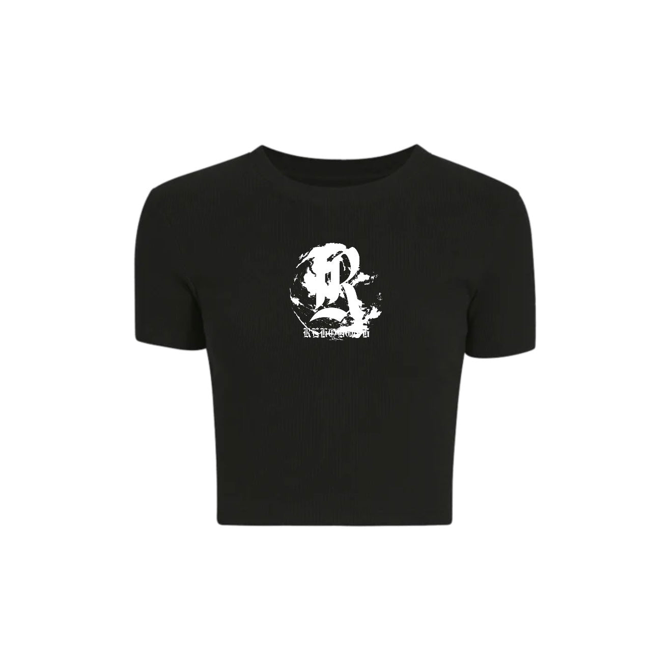 INTL WOMENS BABY TEE *BLACK*