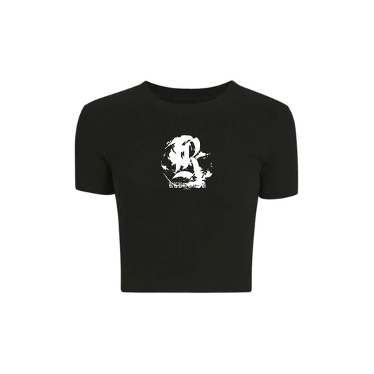INTL WOMENS BABY TEE *BLACK*