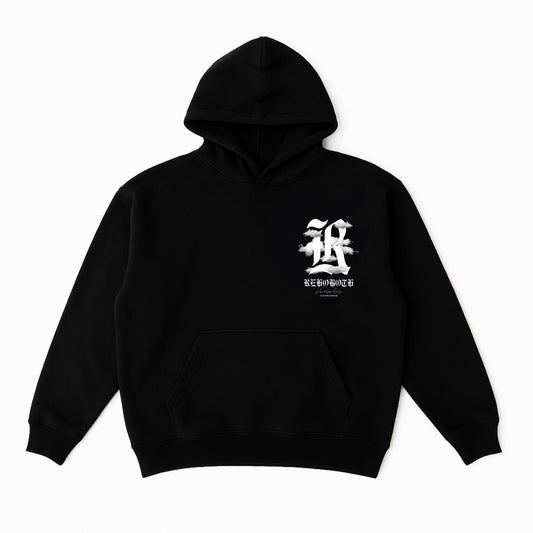 CLOUDS BLACK HOODIE *BLACK*