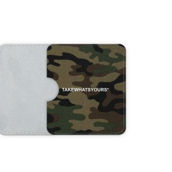 LEATHER CARDHOLDER **CAMO**