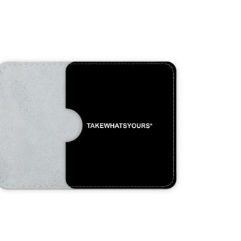 LEATHER CARDHOLDER **BLACK**