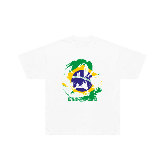 BRAZIL INTL TEE *WHITE*