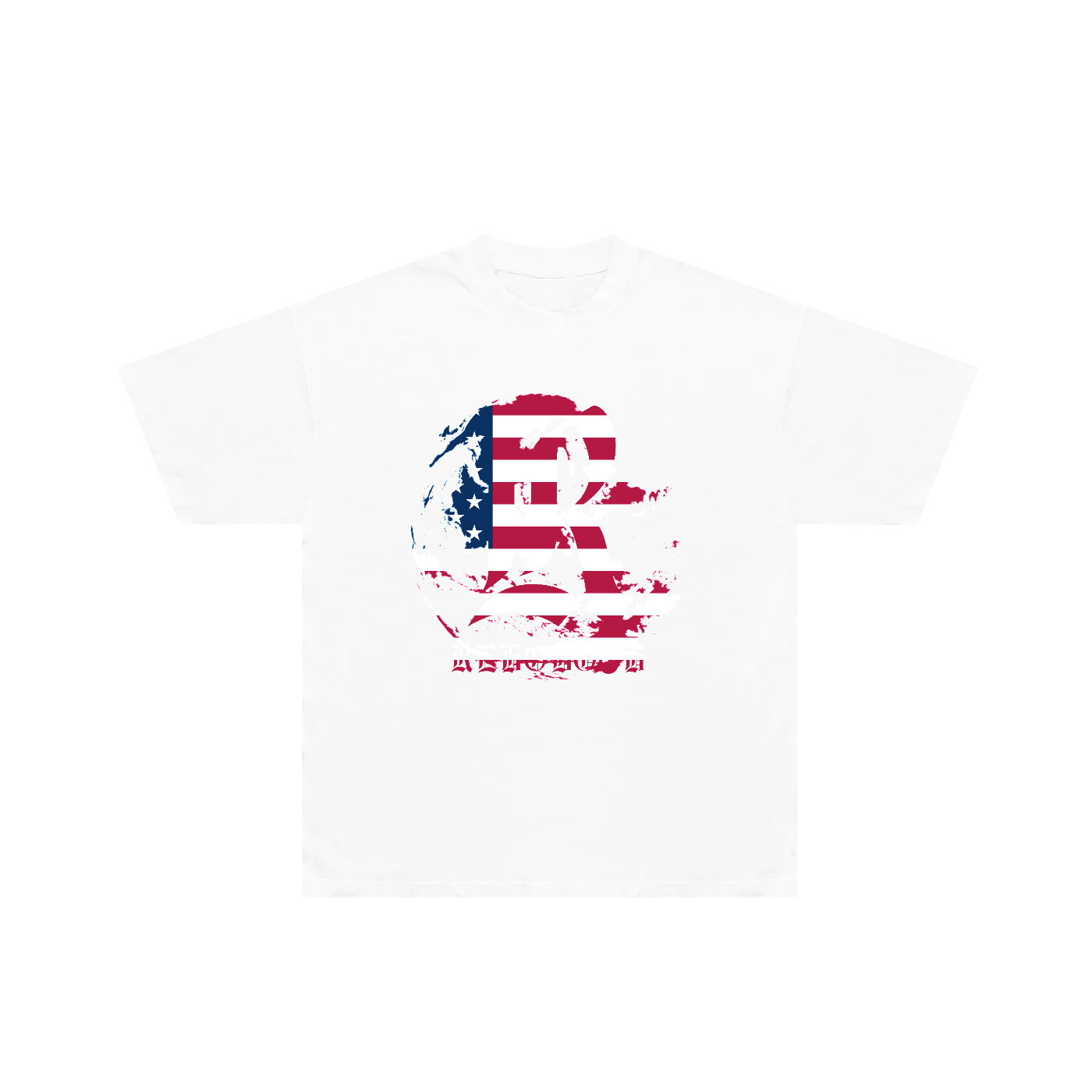 USA INTL TEE *WHITE*