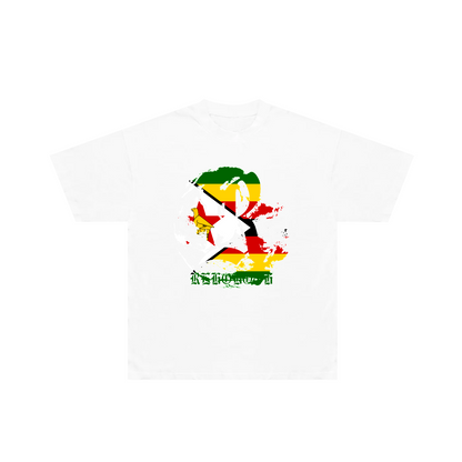 ZIMBABWE INTL TEE *WHITE*