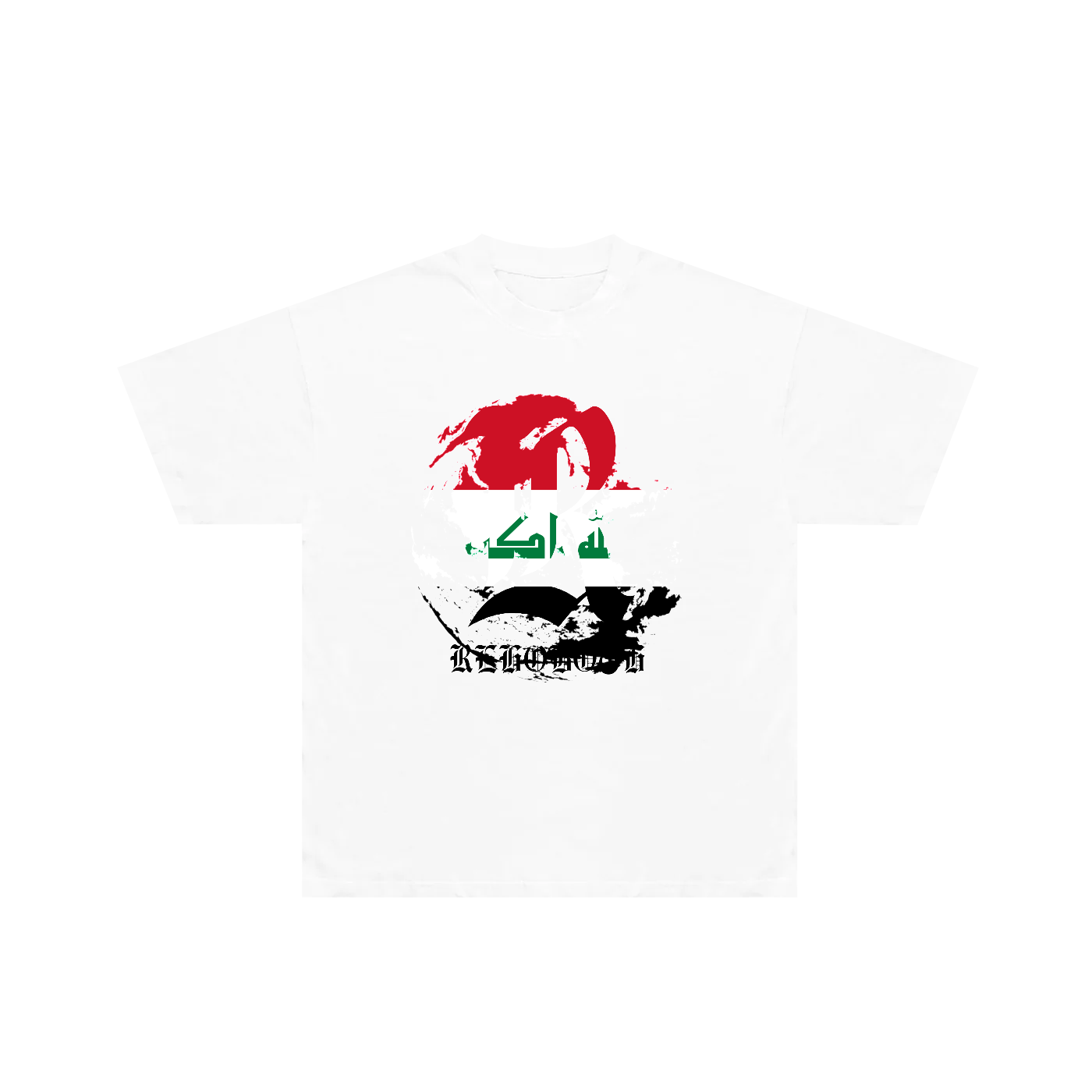 IRAQ INTL TEE *WHITE*