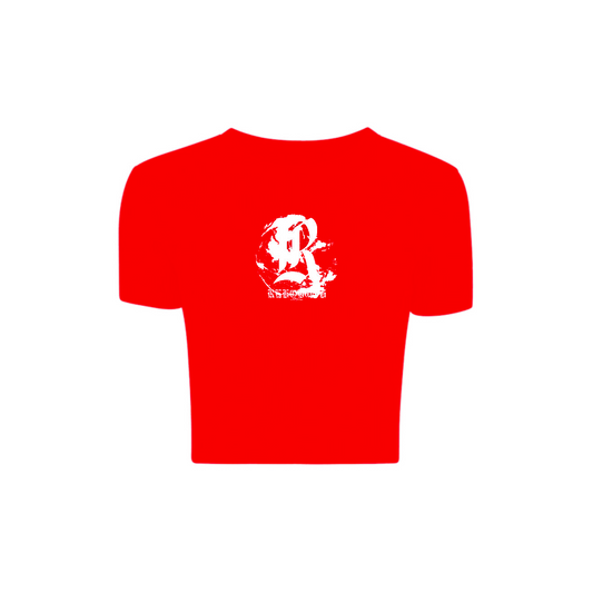 INTL WOMENS BABY TEE *RED*