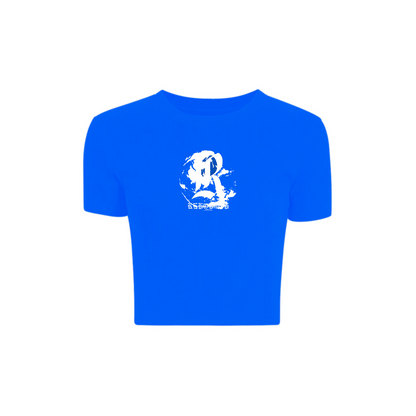 INTL WOMENS BABY TEE *BLUE*