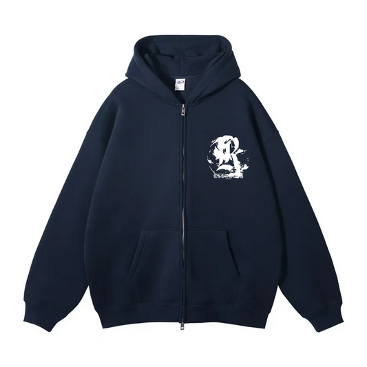 INTL ZIP HOODIE *NAVY*